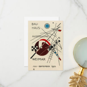 Cartão postal para a exposição Bauhaus de Kandinsk
