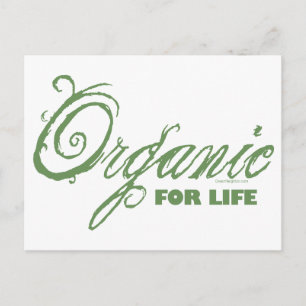 Cartão Postal Para a vida, orgânico