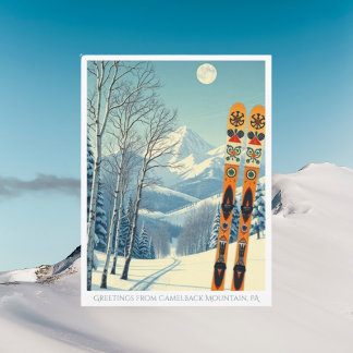 Cartão postal para as férias de esqui da Camelback