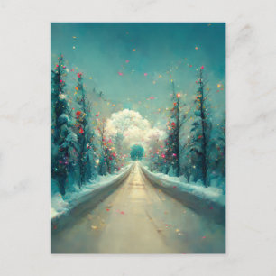 Cartão postal para as Luzes de Natal do Logotipo C