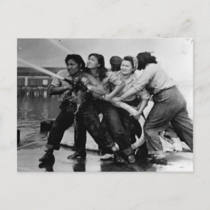 Cartão postal para as mulheres da Segunda Guerra 