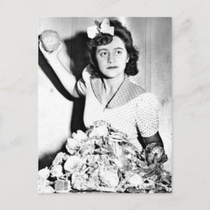 Cartão postal para as mulheres da Segunda Guerra 