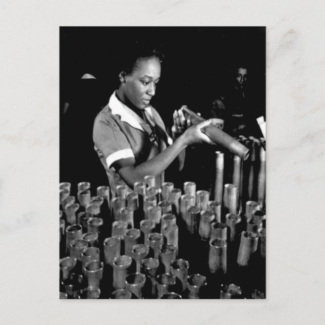 Cartão postal para as mulheres da Segunda Guerra M (Frente)