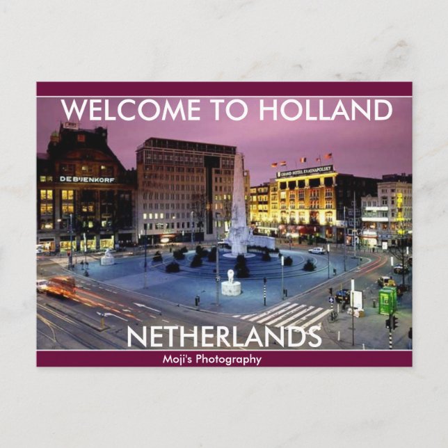 Cartão postal para as oxinas NETHERLAND  (Frente)