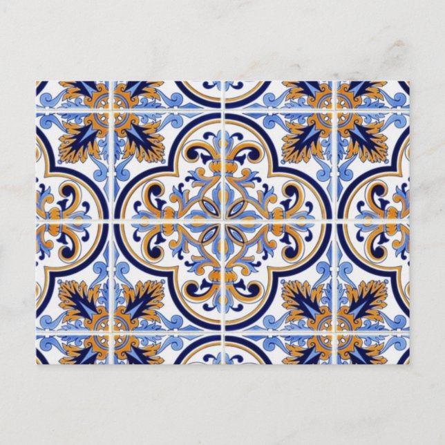 Cartão postal para Azulejos cerâmicos (Frente)