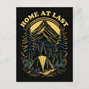 Cartão Postal Para Casa - Acampamento