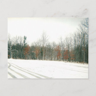 Cartão postal para estradas do país