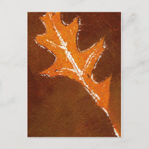 Cartão postal para estradas nacionais "Oak Leaf Or