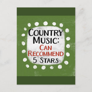 Cartão Postal para Estrelas do Country Music Revie