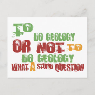 Cartão Postal Para Fazer Geologia