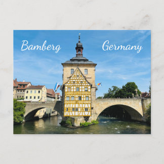 Cartão postal para fotografia Bamberg na Alemanha 