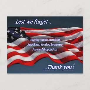 Cartão Postal Para Não Esquecermos... Obrigado.