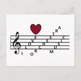 Cartão Postal Para o amante da música da orquestra