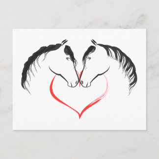 Cartão Postal Para o amor dos cavalos
