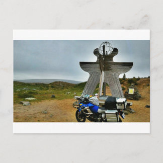 Cartão Postal Para o Cabo do Norte (Noruega), via Gibraltar.