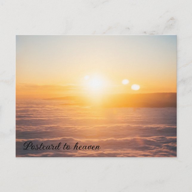 Cartão postal para o céu (Frente)