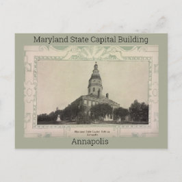 Cartão postal para o edifício Capital de Maryland 