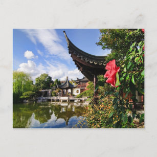 Cartão postal para o Jardim Chinês Lan Su