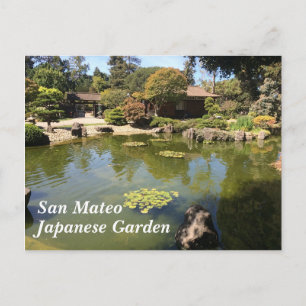 Cartão postal para o Jardim Japonês San Mateo