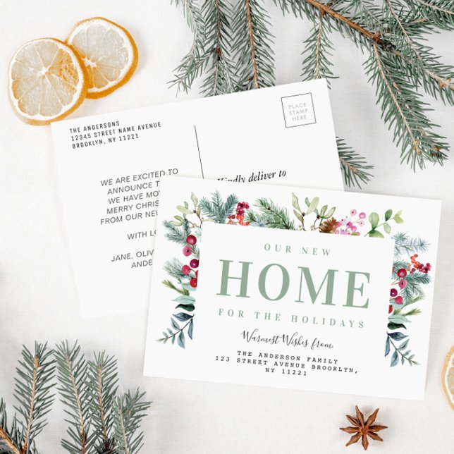 Cartão postal para o lançamento em casa de feriado (Criador carregado)