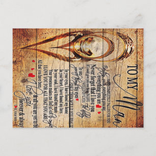 Cartão Postal Para o meu amor   Meu Marido Presente   Oferta de 