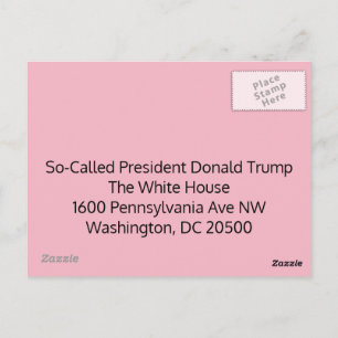 Cartão postal para o Presidente Trump