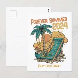 Cartão Postal Para o Verão de 2024 - Aproveite todos os domingos