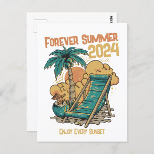 Cartão Postal Para o Verão de 2024 - Aproveite todos os domingos