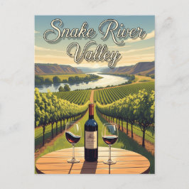 Cartão postal para o Vineyard no Vale do Cobra de 