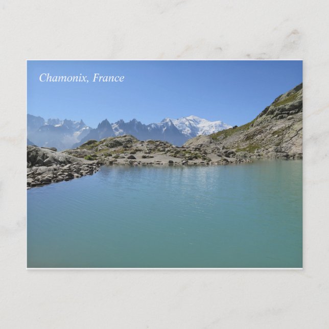 Cartão postal para os Alpes Franceses Chamonix Mon (Frente)