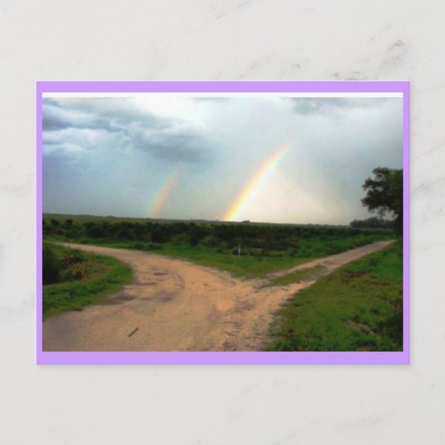 CARTÃO POSTAL PARA QUE LÁ AGORA, DUPLA CAIXA DE CHUMBO EM TRANSF (Frente)