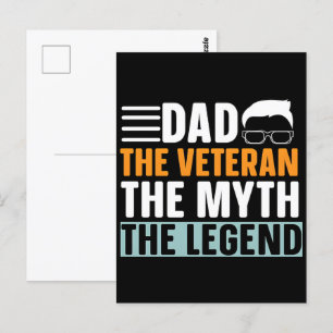 Cartão Postal Para sempre em nossa dívida—Feliz Dia dos Veterano