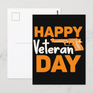 Cartão Postal Para sempre em nossa dívida—Feliz Dia dos Veterano