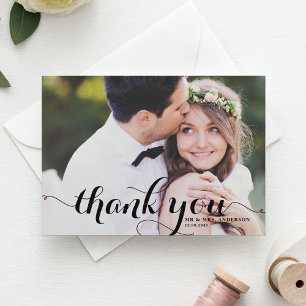 Cartão Postal Para sempre, Feliz Casamento de Escrituras Obrigad