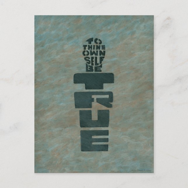 Cartão Postal Para Ser Verdadeiro (Frente)