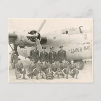 Cartão postal para tripulantes B-24 WII