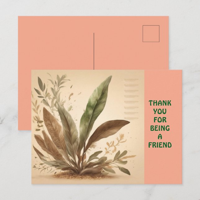 CARTÃO POSTAL PARA UM AMIGO (Frente/Verso)