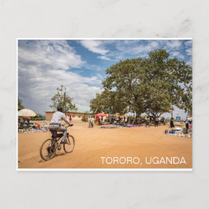 Cartão postal para Viagem do mercado Tororo Uganda