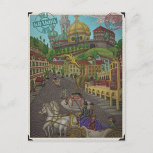 Cartão Postal Para Wawel, Cracóvia de Ordovich