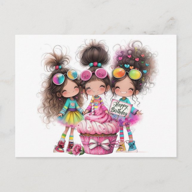 Cartão Postal Parabéns (Frente)