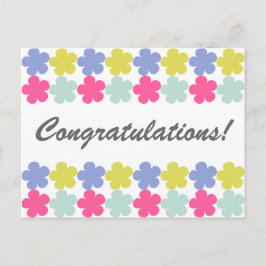 Cartão Postal Parabéns!