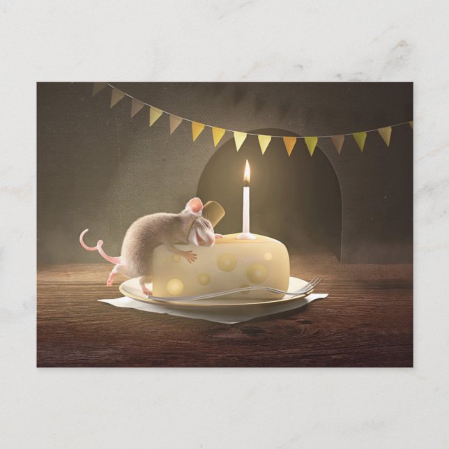 Cartão postal: "Parabéns" (Frente)