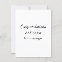 Parabéns adicionar nome mensagem simples graduado 