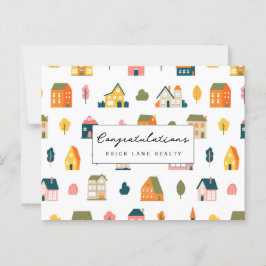 Cartão Postal Parabéns ao Novo Proprietário Imobiliária