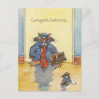 Cartão Postal Parabéns ao Queijo Grande.