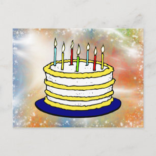 Cartão Postal Parabéns Bake Bright Sparkles