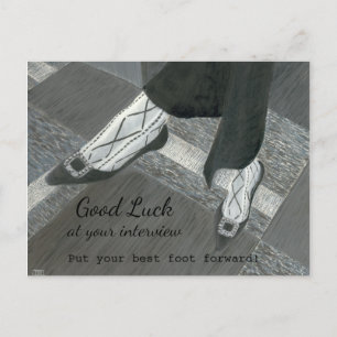 Cartão Postal Parabéns Cartaz do novo Cargo