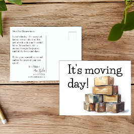 Cartão Postal Parabéns de Dia em Movimento