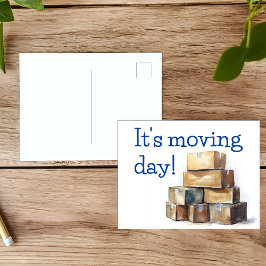 Cartão Postal Parabéns de Dia em Movimento