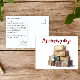 Cartão Postal Parabéns de Dia em Movimento